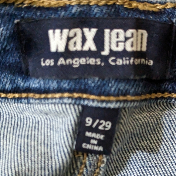 NWT Wax Jeans High Rise Distressed Original Denim Jeans 9 - Picture 5 of 8